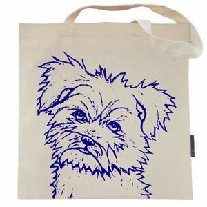 Fluffy The Yorkshire Terrier - Yorkie Tote Bag O_O